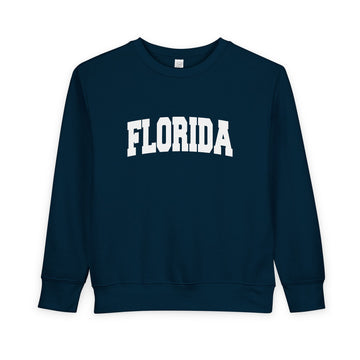 Buy navy Florida Toddler Sweatshirt - Florida Toddler Crewneck Sweatshirt