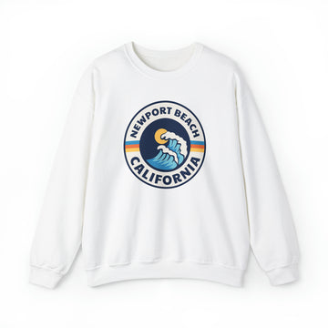 Newport Beach, California Sweatshirt - Unisex Crewneck Newport Beach Sweatshirt