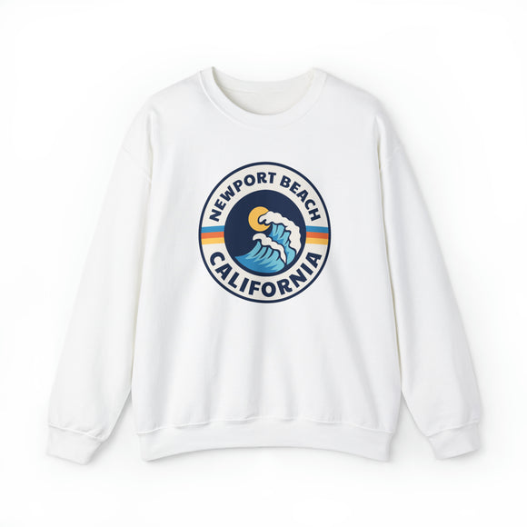 Newport Beach, California Sweatshirt - Unisex Crewneck Newport Beach Sweatshirt