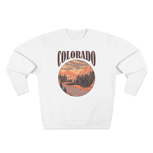 Premium Colorado Sweatshirt - Unisex Mountain Sweatshirt
