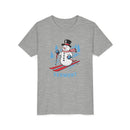 Vermont Youth Skiing Snowman Tee - Kids T Shirt-9