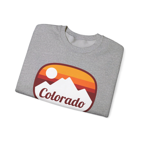 Colorado Sweatshirt - Unisex Retro Ombre Colorado Crewneck Sweatshirt