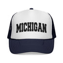 Michigan Retro Collegiate Style Trucker Hat-6