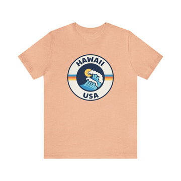 Buy heather-peach Hawaii T-Shirt - Retro Unisex Hawaii Shirt