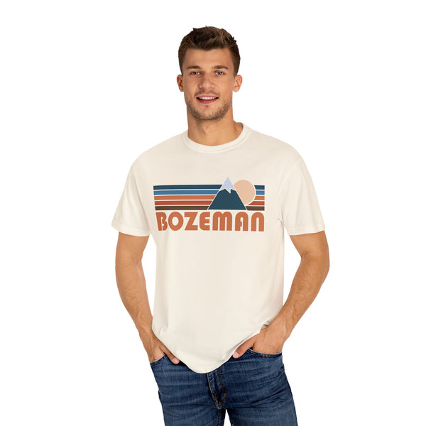 Bozeman, Montana Graphic Tee, Comfort Colors Retro Unisex Bozeman T shirt, Mountain Adventure Shirt
