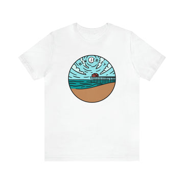 Buy white New Jersey T-Shirt - Unisex New Jersey Shirt