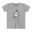 Breckenridge, Colorado Youth Skiing Snowman Tee - Kids Breckenridge T Shirt-2