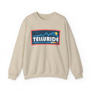 Telluride, Colorado Sweatshirt - Mountain Graphic Crewneck-2