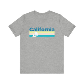 California T Shirt - Sailboat Graphic California Tee - 0
