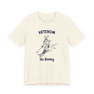 Ketchum, Idaho Ski Bunny T‑Shirt — Retro Skiing Graphic Tee
