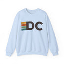 Washington, DC DC Retro Stripe Sweatshirt-4