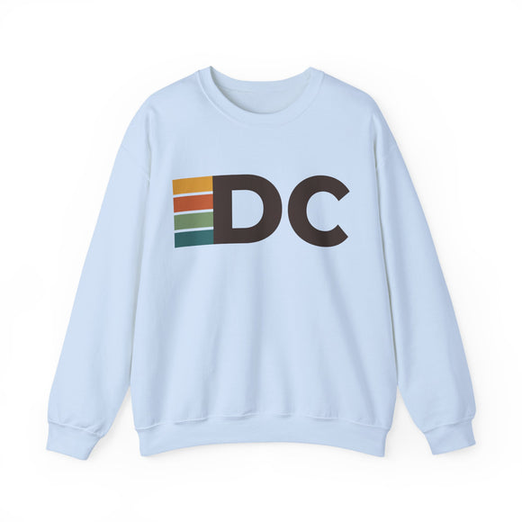 Washington, DC DC Retro Stripe Sweatshirt