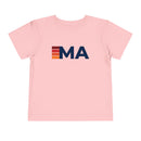 Massachusetts Toddler Tee - Retro MA T-Shirt-5