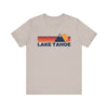 Retro Lake Tahoe, California T-shirt, Mountain Tee, Vintage Lake Tahoe Unisex Jersey Shirt, Outdoor Hiking Apparel