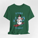 Stowe, Vermont T Shirt - Ski Snowman Graphic Tee-13