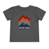 Estes Park, Colorado Toddler T-Shirt - Retro Palm Tree Toddler Estes Park Shirt