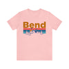 Bend, Oregon Shirt - Mountain Sunset Unisex Bend T-Shirt