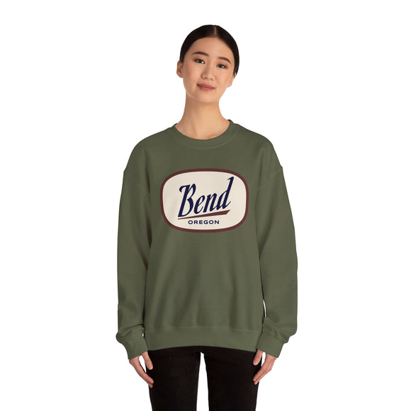 Bend, Oregon Sweatshirt - Unisex Retro Crewneck Bend Sweatshirt