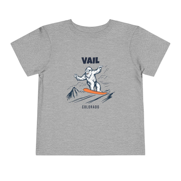 Vail, Colorado Yeti Snowboard Toddler Tee