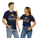 Utah T Shirt Retro Mountain - Unisex Utah Shirt-94