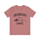 Jackson Hole, Wyoming Cowgirl Graphic Tee-2