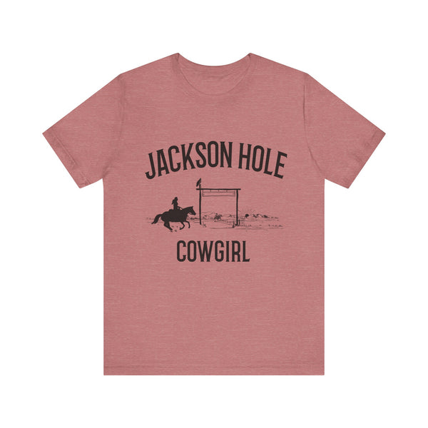 Jackson Hole, Wyoming Cowgirl Graphic Tee
