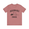 Jackson Hole, Wyoming Cowgirl Graphic Tee