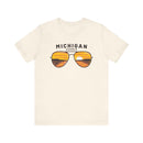 Michigan T Shirt - Sunglasses Lake Graphic Michigan Tee-2