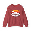 Park City, Utah Sweatshirt - Unisex Retro Ombre Crewneck Park City Sweatshirt