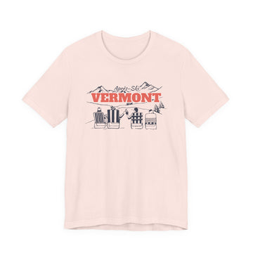 Buy soft-pink Vermont Après-ski T-Shirt - Vintage Mountain Graphic Tee