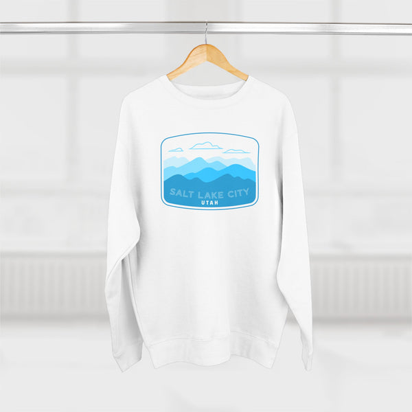 Premium Salt Lake City, Utah Sweatshirt Unisex Crewneck, Premium Sweatshirt, Crewneck Jumper, Ski Resort Apparel