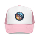 Park City, Utah Retro Ski Lift Mountain Foam Trucker Hat-2