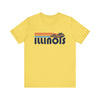 Illinois T Shirt - Retro Jetski PWC Graphic Illinois Tee