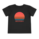 Georgia Toddler T-Shirt - Retro 80s Unisex Toddler Georgia Shirt-4