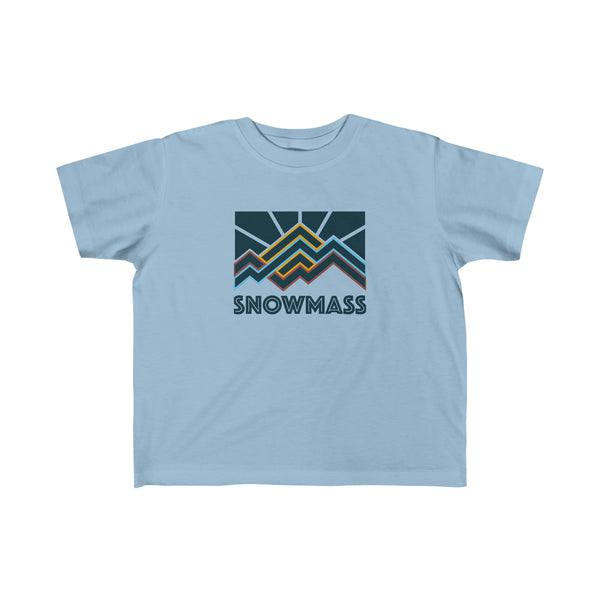 Snowmass, Colorado Toddler T-Shirt - Toddler Snowmass Shirt