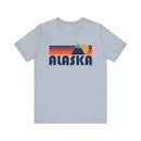 Retro Alaska T-shirt, Mountain Tee, Vintage Alaska Unisex Jersey Shirt, Outdoor Hiking Apparel-6