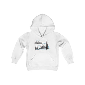 Retro Lake Tahoe, California Youth Hoodie - Mountain Lake Tahoe, California Kids Sweatshirt, Cute Lake Tahoe, California Children's Pullover