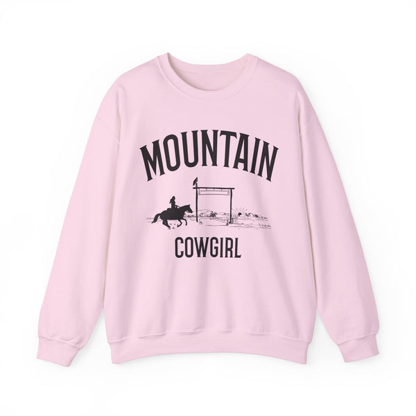 Mountain Sweatshirt - Mountain Cowgirl Graphic Crewneck