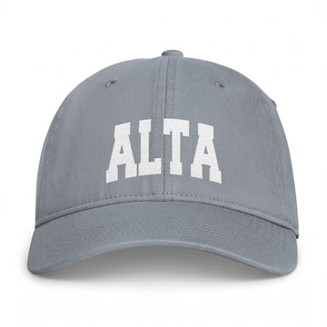 Buy granite Alta, Utah Washed Baseball Cap - Vintage Coastal Comfort Colors