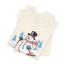 Vermont T Shirt - Ski Snowman Graphic Vermont Tee-9