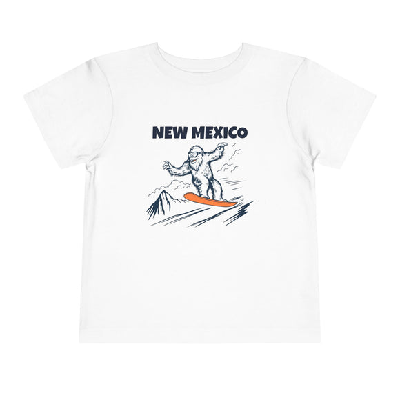 New Mexico Yeti Snowboard Toddler Tee