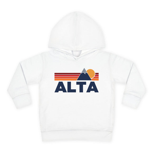 Alta, Utah Toddler Hoodie - Unisex Mountain Alta Pullover Sweatshirt, Kids Hooded Jumper, Utah Souvenir