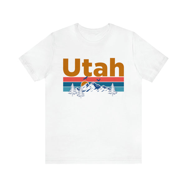 Utah T-Shirt - Mountain Sunset Unisex Utah Shirt