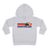Montpelier, Vermont Toddler Hoodie - Unisex Mountain Montpelier Pullover Sweatshirt, Kids Hooded Jumper, Vermont Souvenir