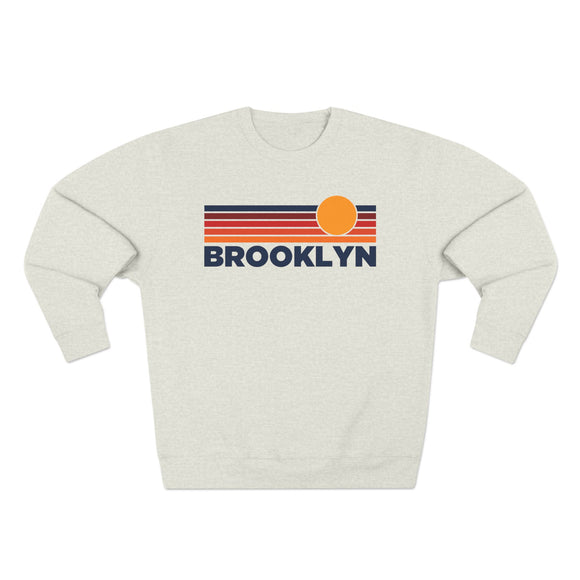 Premium Brooklyn, New York Sun Graphic Sweatshirt