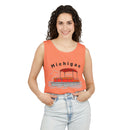 Michigan Tank Top Unisex - Pontoon Boat - Comfort Colors - 100% Cotton-7