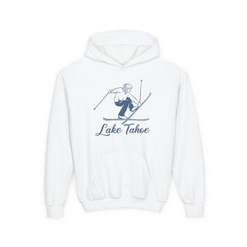 Lake Tahoe, California Youth Hoodie - Snow Ski Kids Lake Tahoe Hooded Sweatshirt