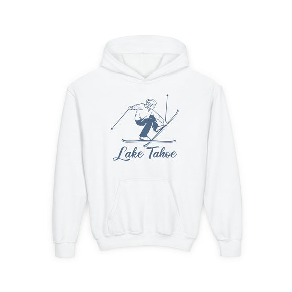 Lake Tahoe, California Youth Hoodie - Snow Ski Kids Lake Tahoe Hooded Sweatshirt