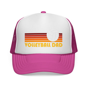 Buy pink Volleyball Dad Trucker Cap | Trucker Caps