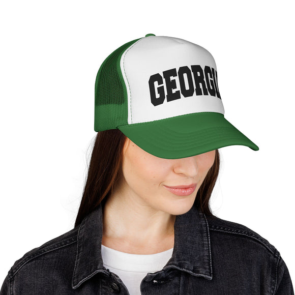 Georgia Retro Collegiate Style Trucker Hat